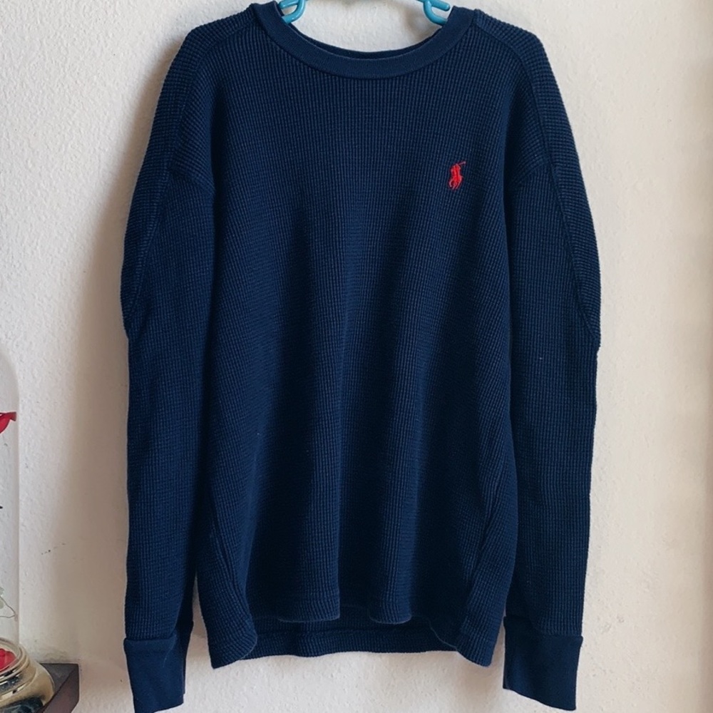 Polo Ralph Lauren Navy Blue Long Sleeve Top